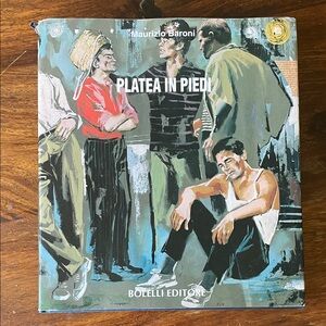 PLATEA IN PIEDI by Maurizio Baroni Vintage Hardcover Coffee Table Book FLAW